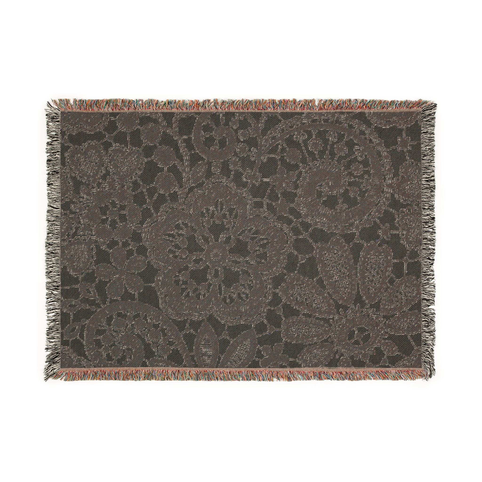 Floral Paisley Woven Blanket — Cozy Decorative Throw for Living Room & Bedroom Classic