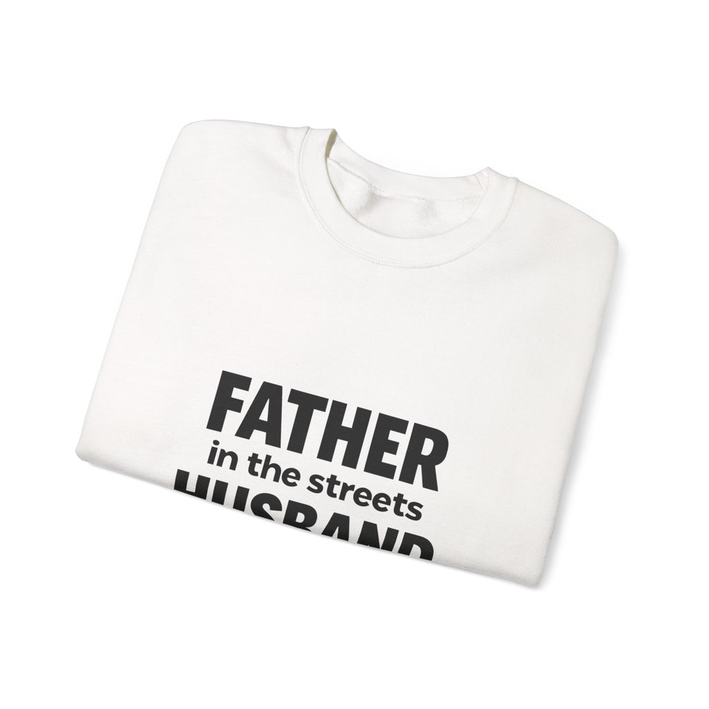 Father Husband Sweatshirt, Unisex Crewneck Sweater for Dads, Gift for Father's Day, Funny Dad Sweatshirt, Casual Parenthood Style