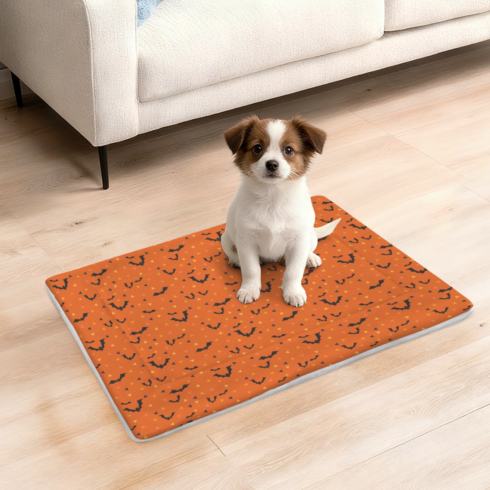 Bats at Midnight Coco's Halloween Collection  Bat Print Dog Mat