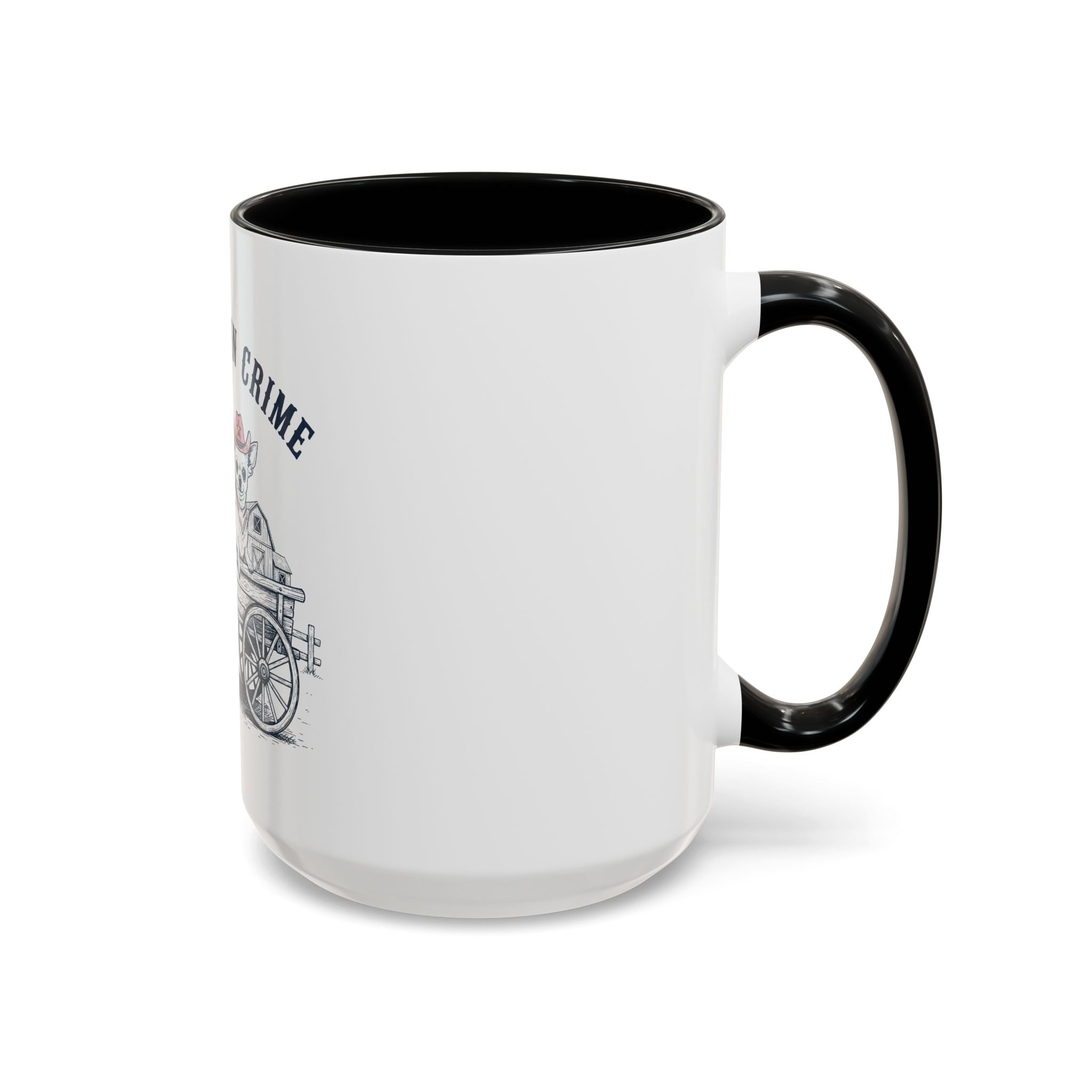 Partners in Crime Coffee Mug — Cute Cowboy Coco & Pete Accent Mug (11/15oz)