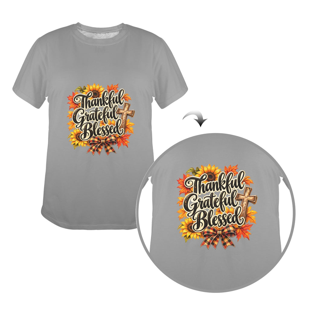 Thankful & Sassy Ladies Thanksgiving Tees Collection – Western Fall Graphic Shirts  🦃