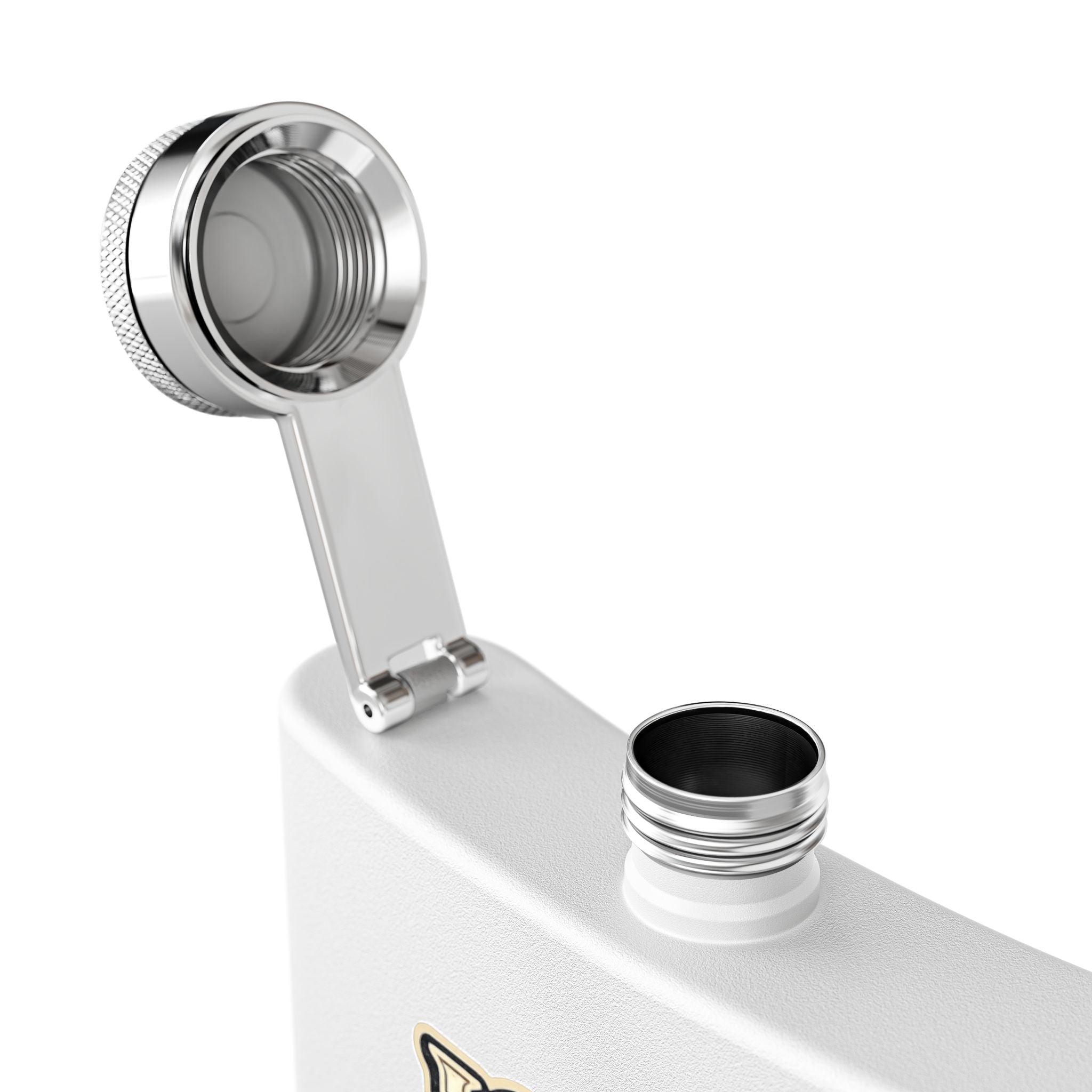 Flask — "I  Hot Dads" 6oz Stainless Steel Pocket Flask