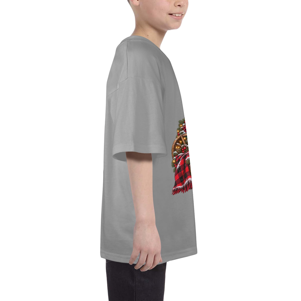 Pete & Coco Christmas Youth T-Shirt – Cute Western Holiday Ranch Tee