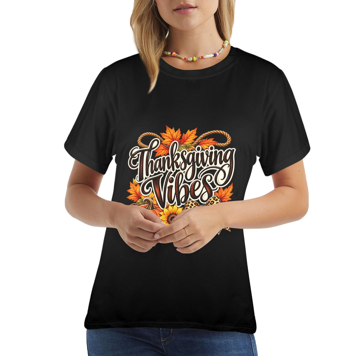 Thankful & Sassy Ladies Thanksgiving Tees Collection – Western Fall Graphic Shirts  🦃