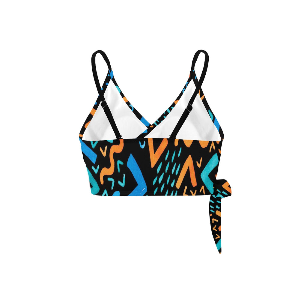South Beach Flair Knot Side Bikini Top