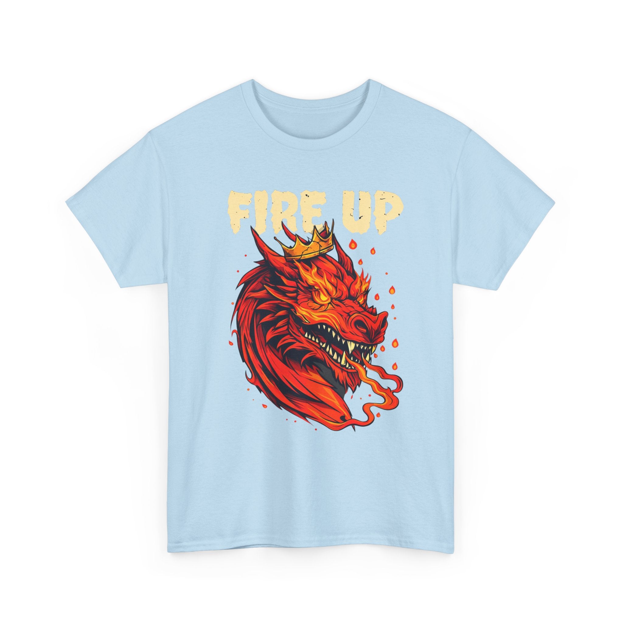 Fire Up Dragon T-Shirt — Fantasy Dragon Tee