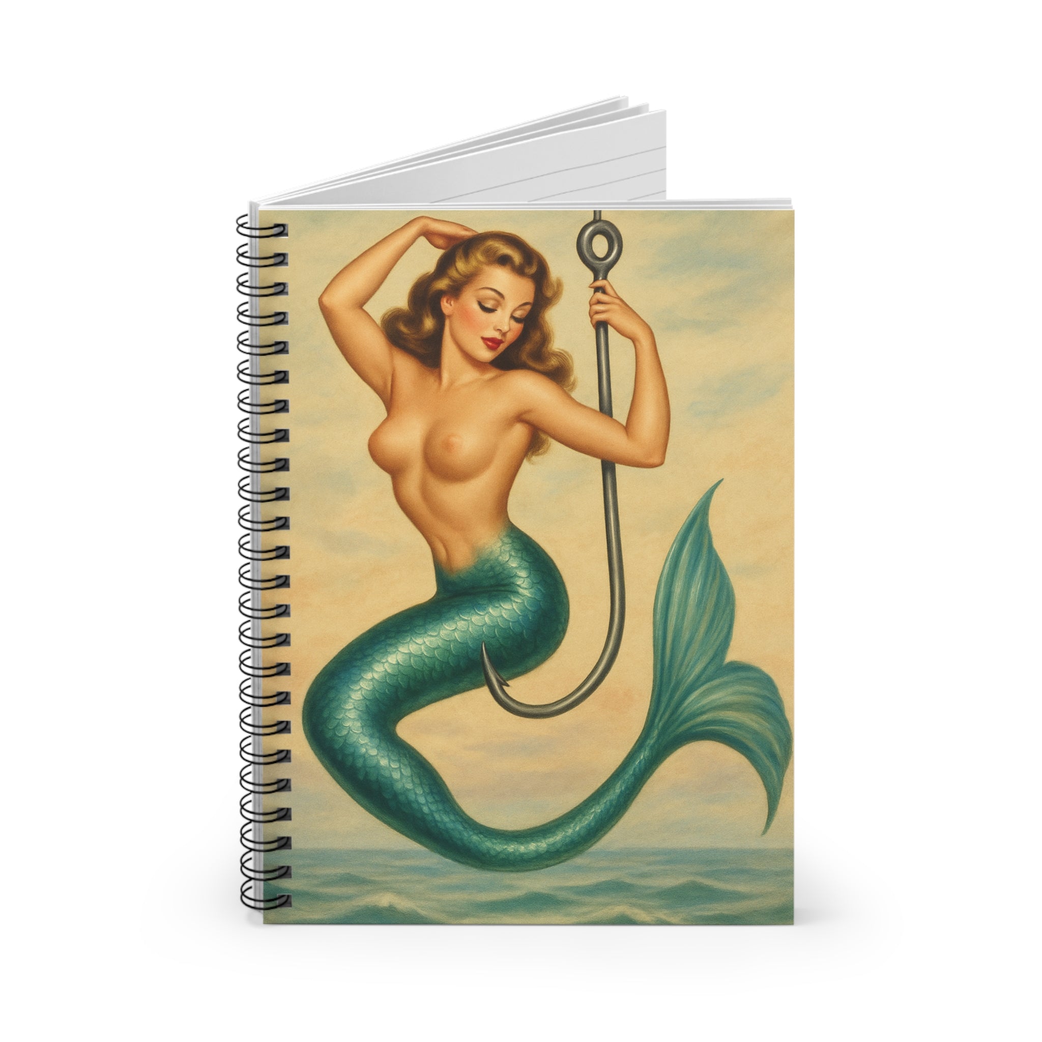 Spiral Notebook - Ruled Line MERMAID
