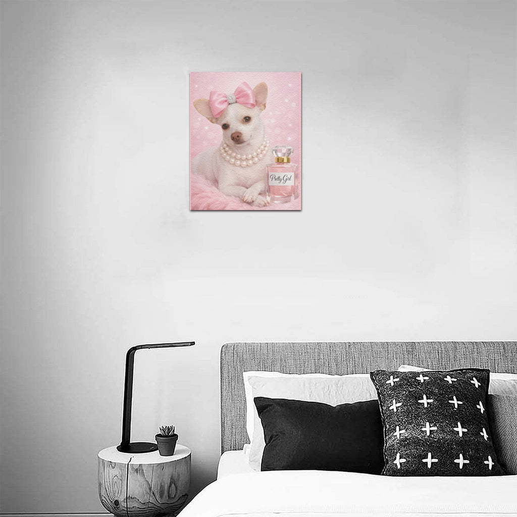 Coco ‘Pretty Girl’ – Glam Edition | Framed Canvas Print 8"x10"