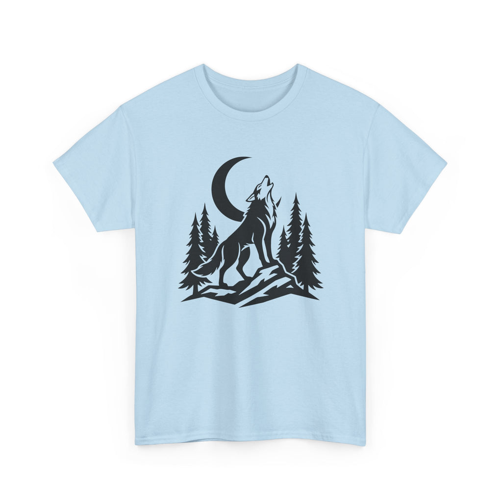 Wolf Howl Tee — Moonlit Wilderness Graphic T-Shirt