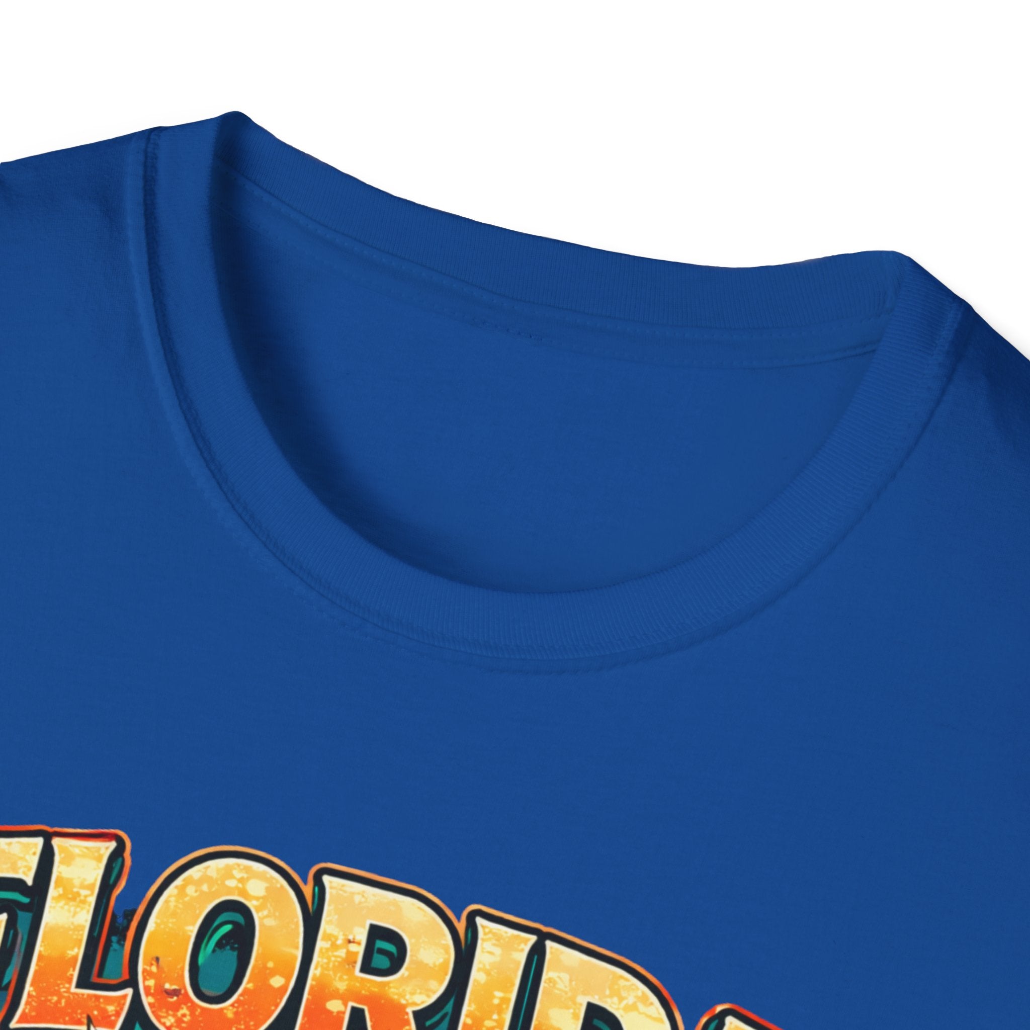 Florida Sunshine State T-Shirt — Retro Mermaid Beach Graphic