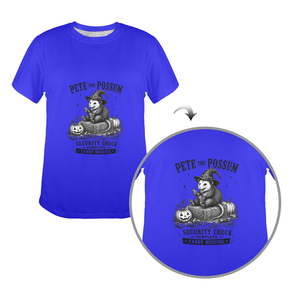 Wolf Hill Ranch Presents: Pete the Possum Halloween Tee ladies