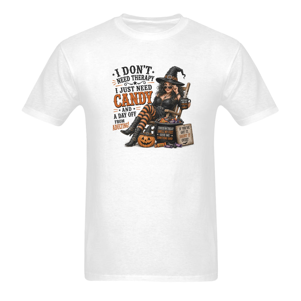 Wolf Hill Ranch™ Candy Queen Funny Halloween Witch T-Shirt