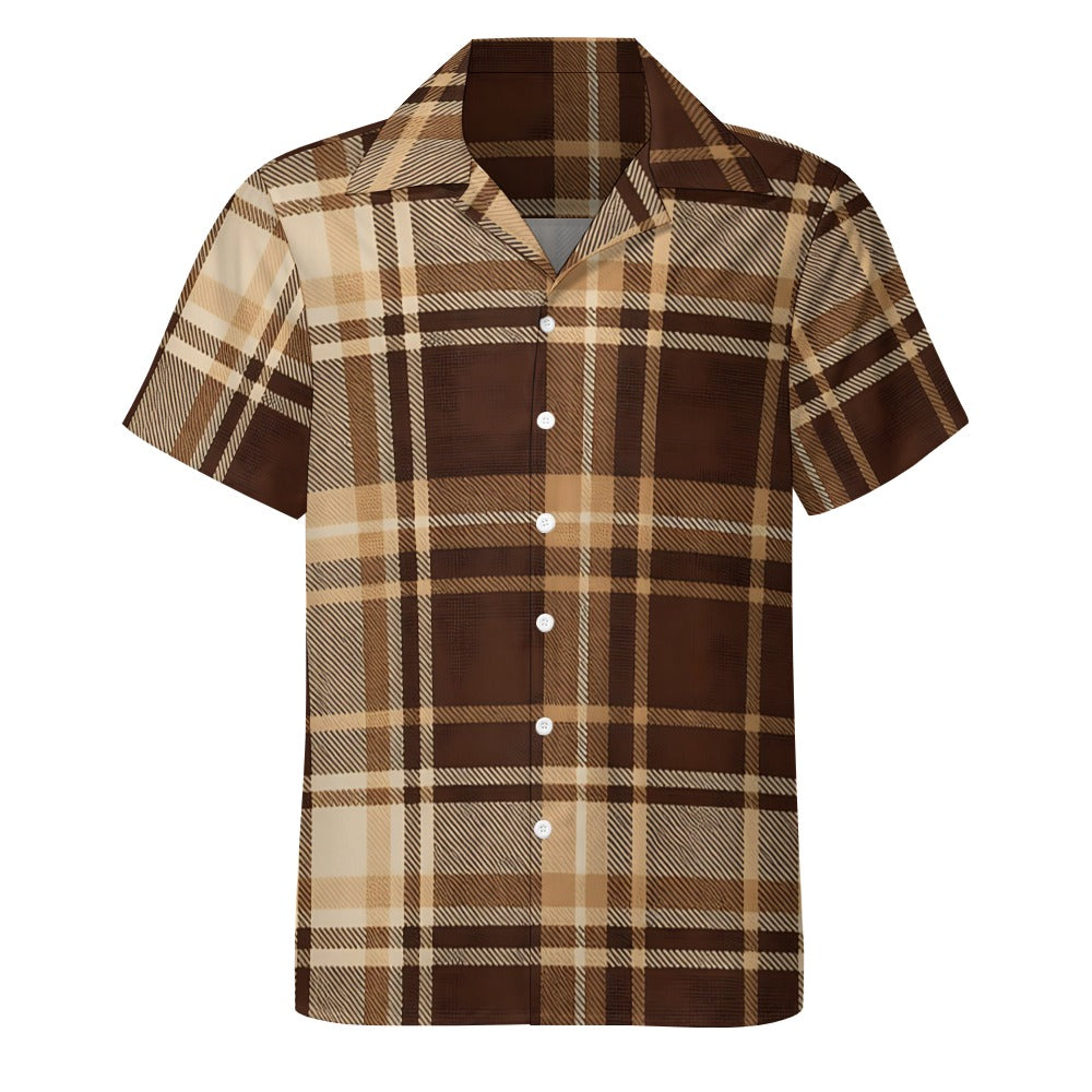 The Reynolds — Vintage Brown Plaid Button-Down