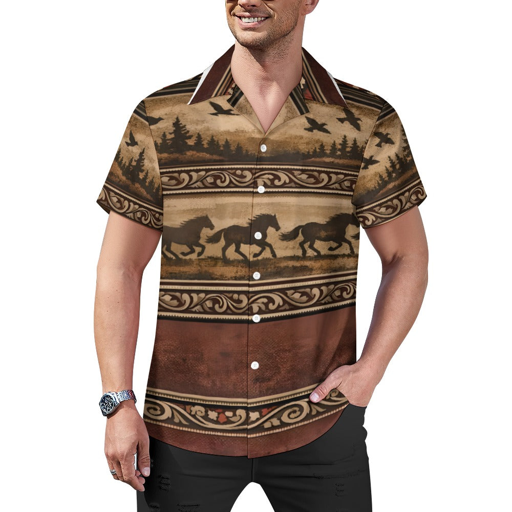 Wolf Hill Ranch – Run Wild Collection  Signature Camp Shirt