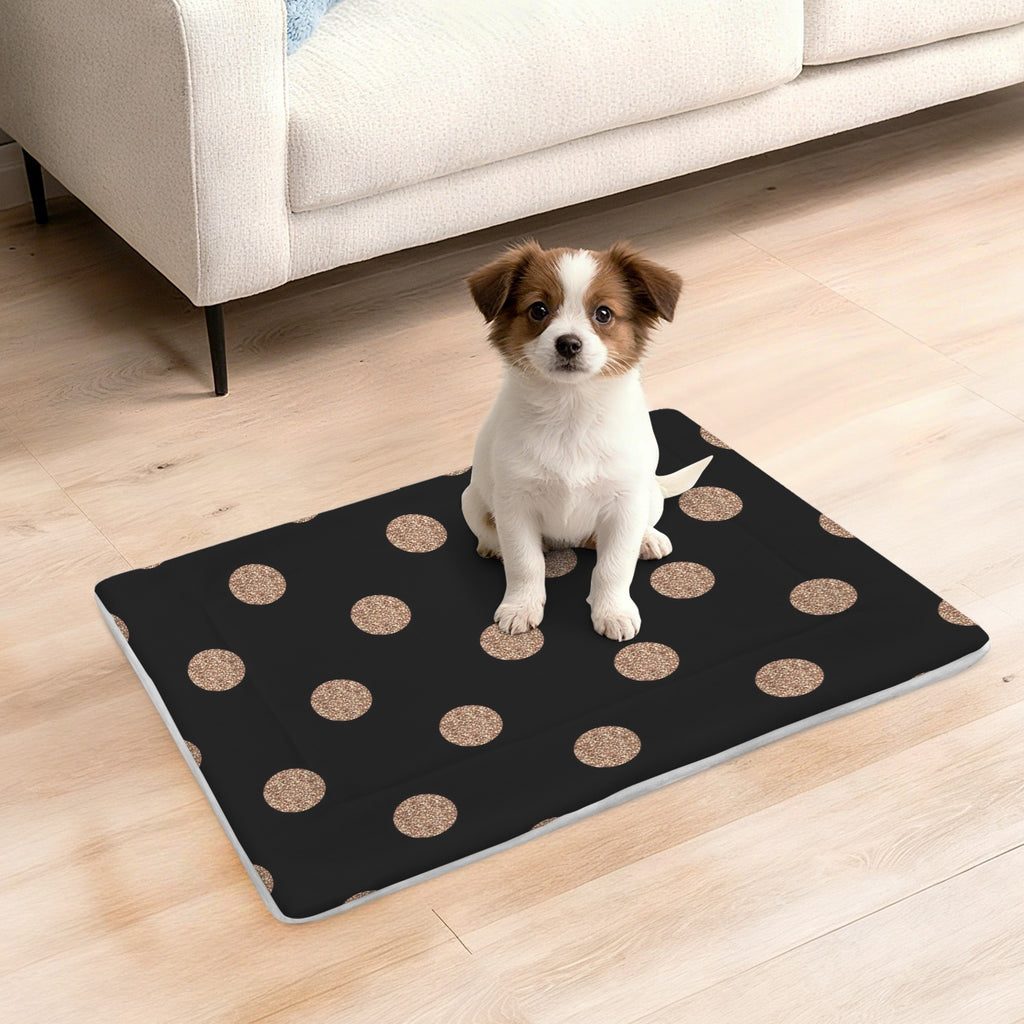 Coco's House of Fashion Gold Dot Luxe Pet Mat