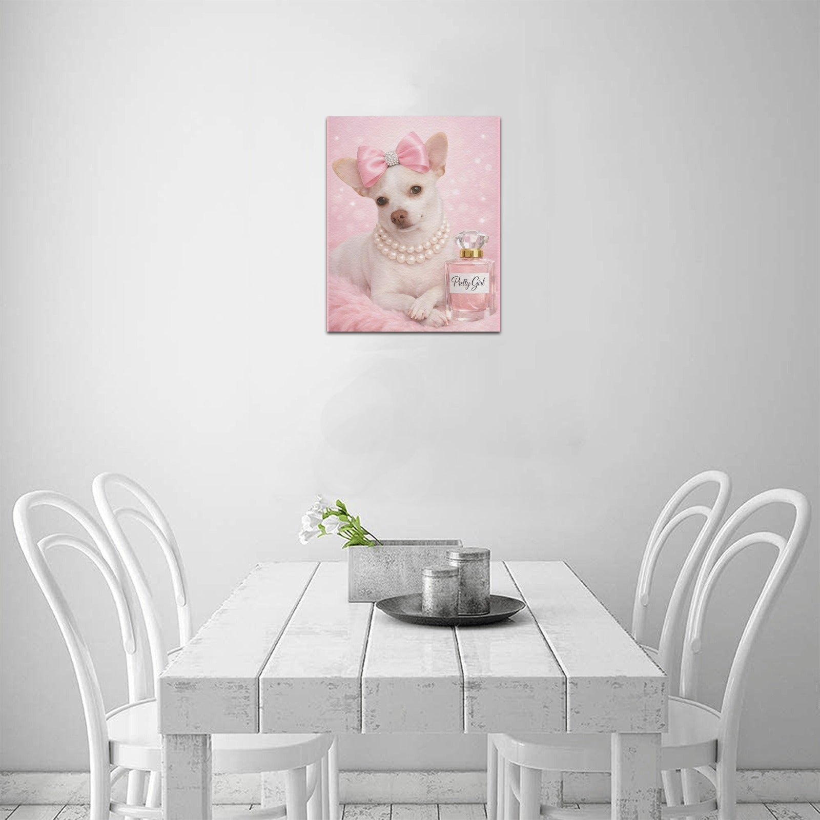 Coco ‘Pretty Girl’ – Glam Edition | Framed Canvas Print 8"x10"
