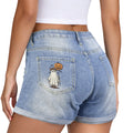 Boo-tiful Cowgirl Denim Shorts 🎃