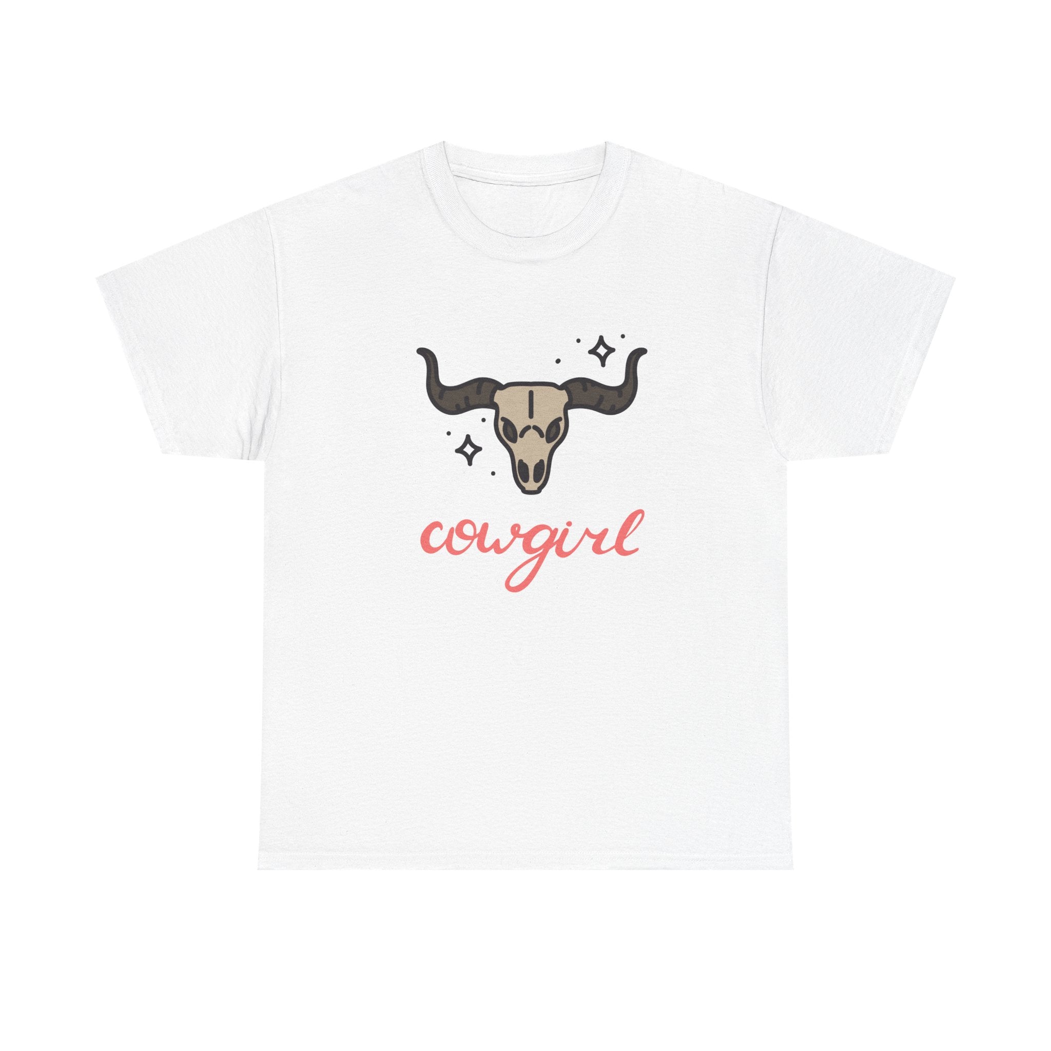 Cowgirl Skull Tee Western Cowgirl Graphic T-Shirt   trendy t-shirt