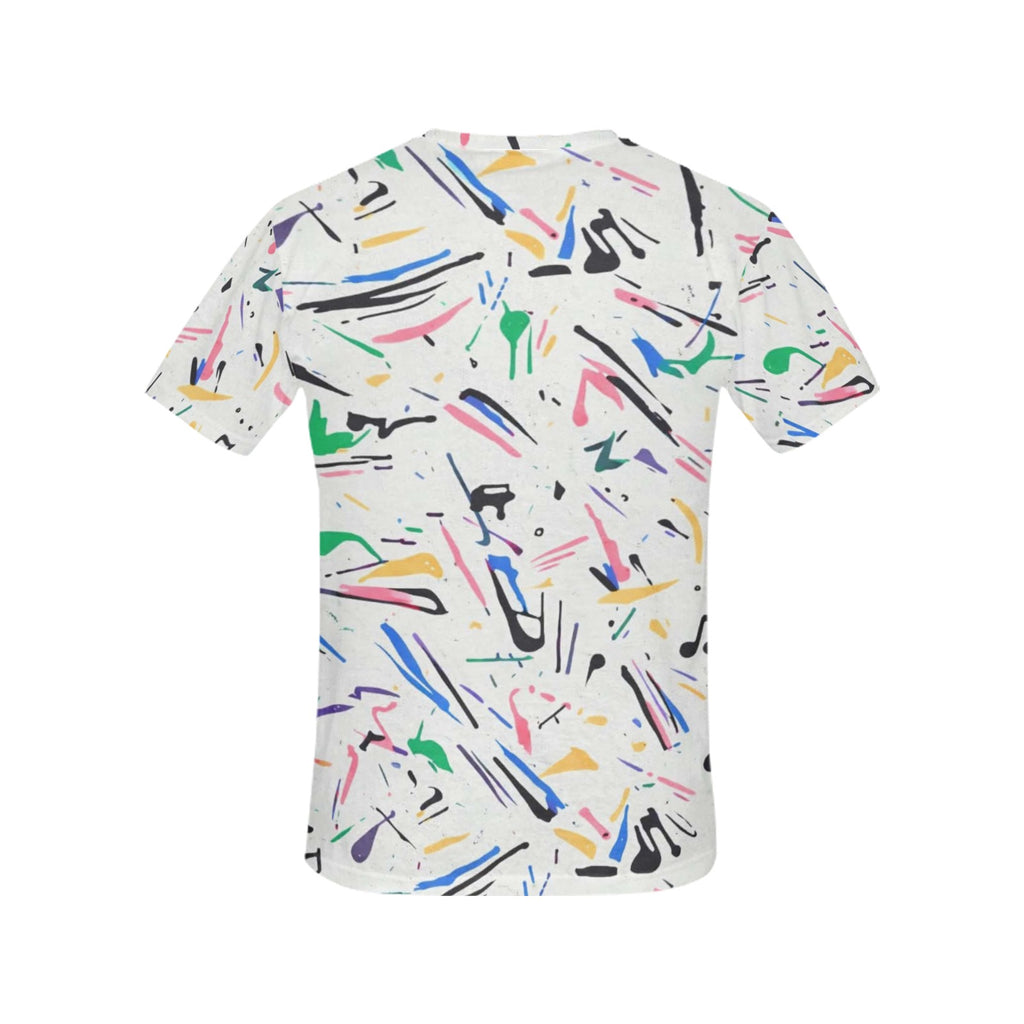 Wolf Hill Ranch Abstract Splash Ladies Tee