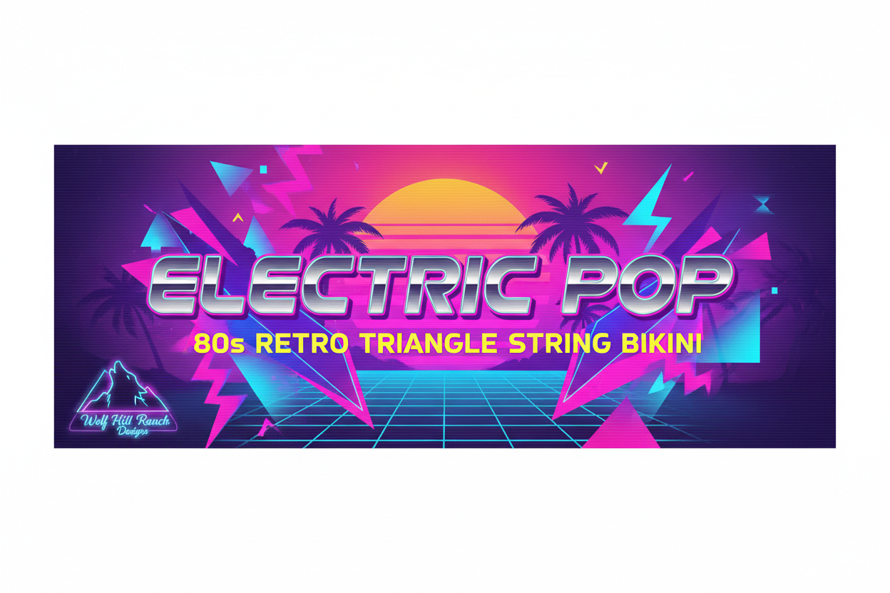80s retro banner ad