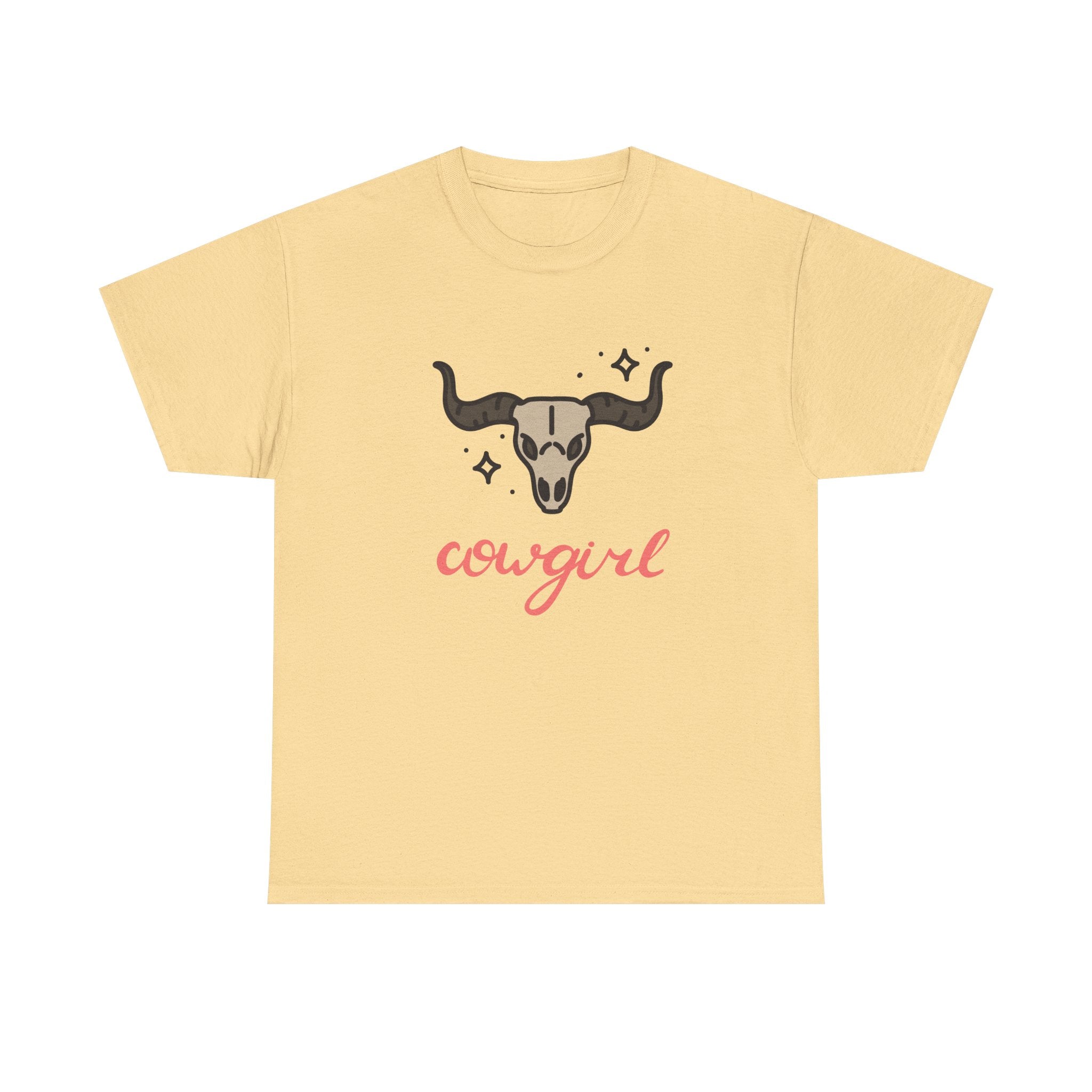 Cowgirl Skull Tee Western Cowgirl Graphic T-Shirt   trendy t-shirt