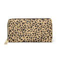 Chic Leopard Print Zipper Wallet, Stylish Clutch, Fashion Accessory, Gift for Her, Everyday Use, Trendy Wallet