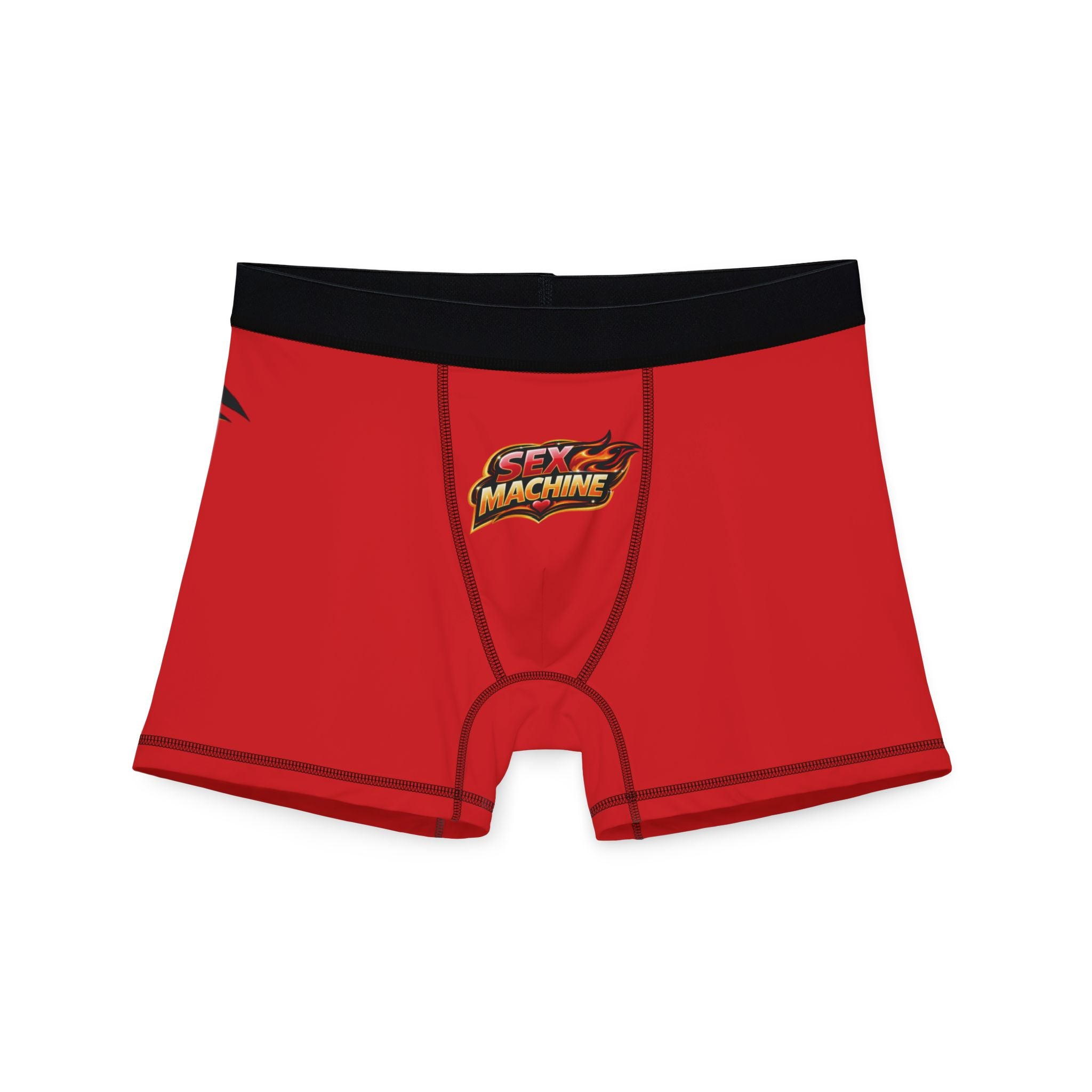 Sex Machine Red Boxer Briefs — Novelty Men’s Underwear