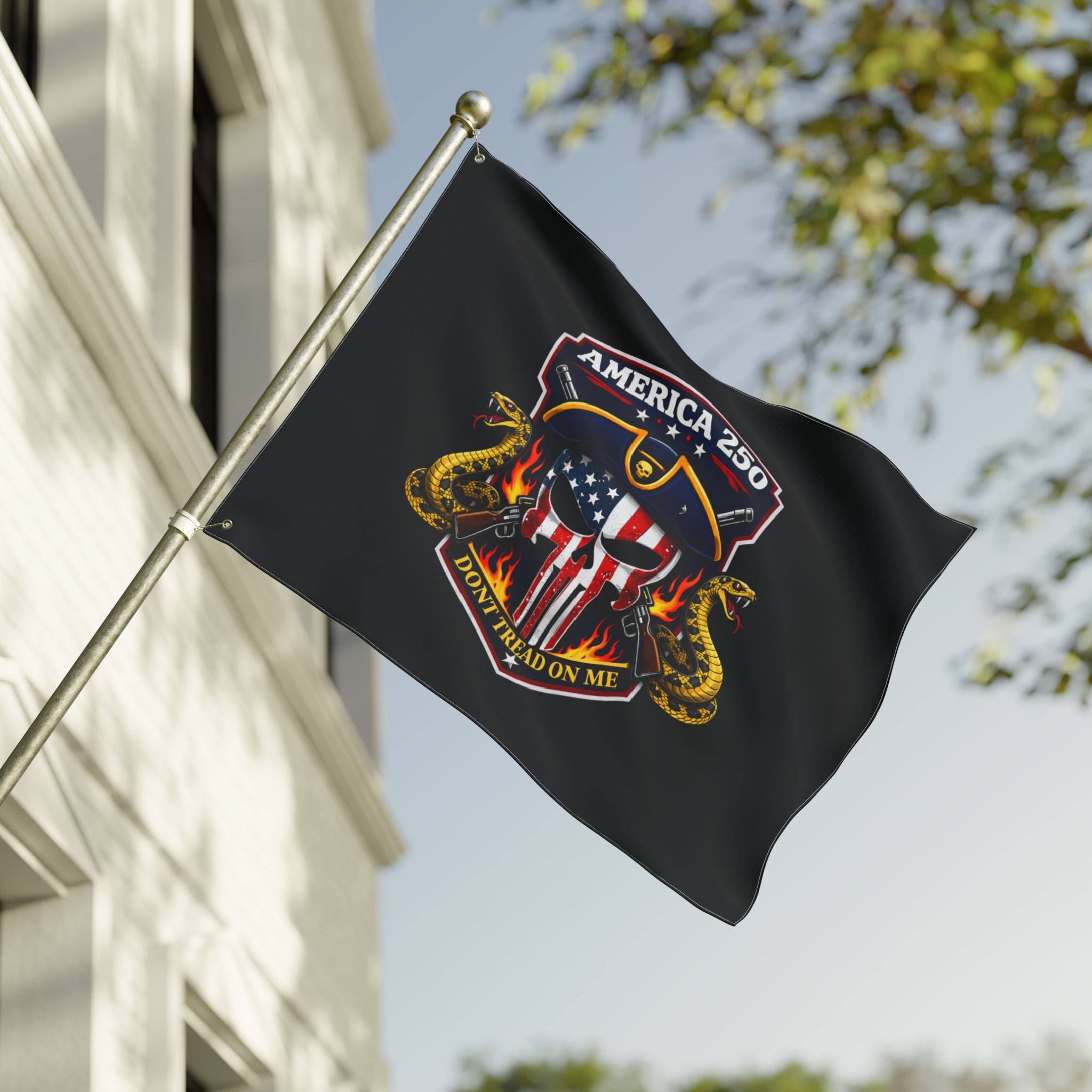 America 250 "Don't Tread On Me" Double-Sided Flag