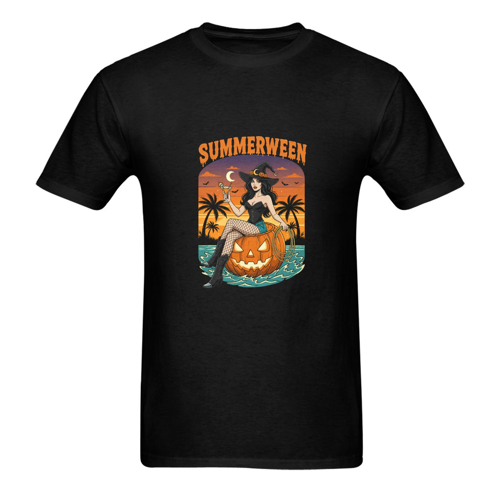 Summerween Tee — Witch Cowgirl Halloween Beach Shirt | Wolf Hill Ranch