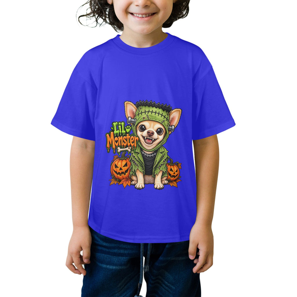 Coco’s Lil Monster Chihuahua Halloween Unisex  Kids’ Tee