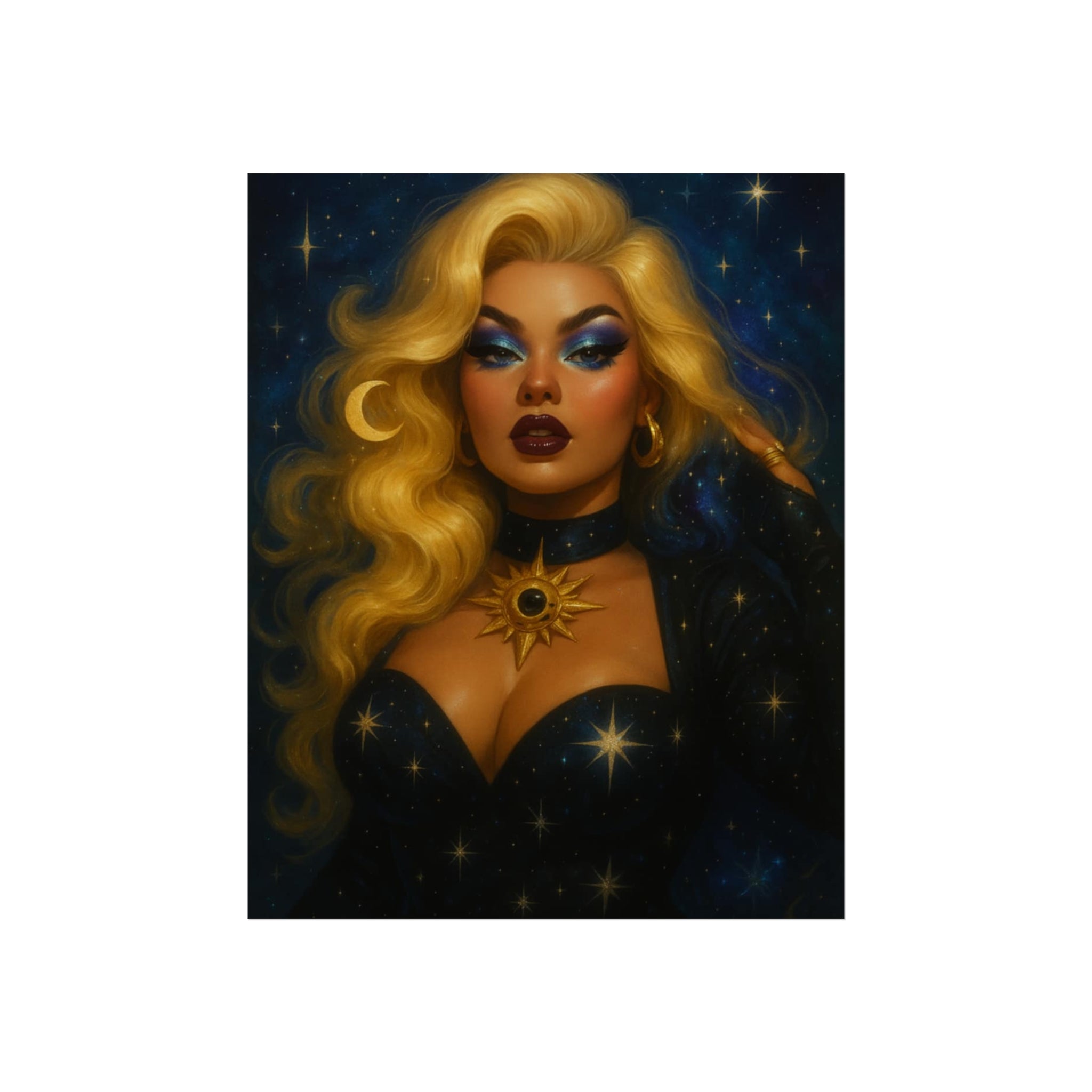 Fine Art Posters - Radiant Cosmic Beauty Positive Art