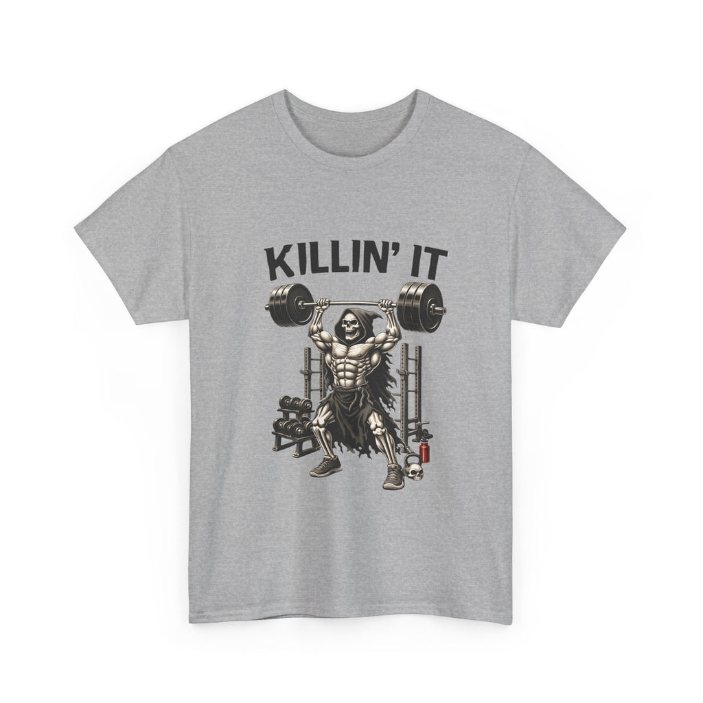 Killin' It Weightlifting Tee — Gym Motivational Fitness T-Shirt