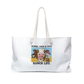 Ranch Life Weekender Bag — Dennis, Coco & Pete Farm Tote  Exclusive Ranch-Style Merch from Wolf Hill Ranch Designs