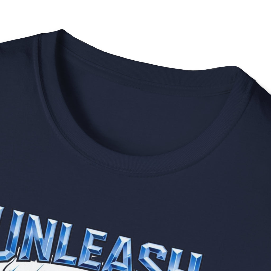 Unleash The Beast Werewolf T-Shirt — Blue Graphic Tee