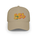 Fresh & Juicy Baseball Cap — Red Citrus Graphic Low Profile Hat