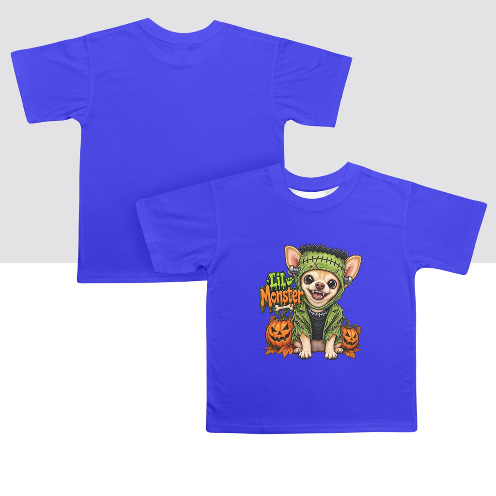 Coco’s Lil Monster Chihuahua Halloween Unisex  Kids’ Tee