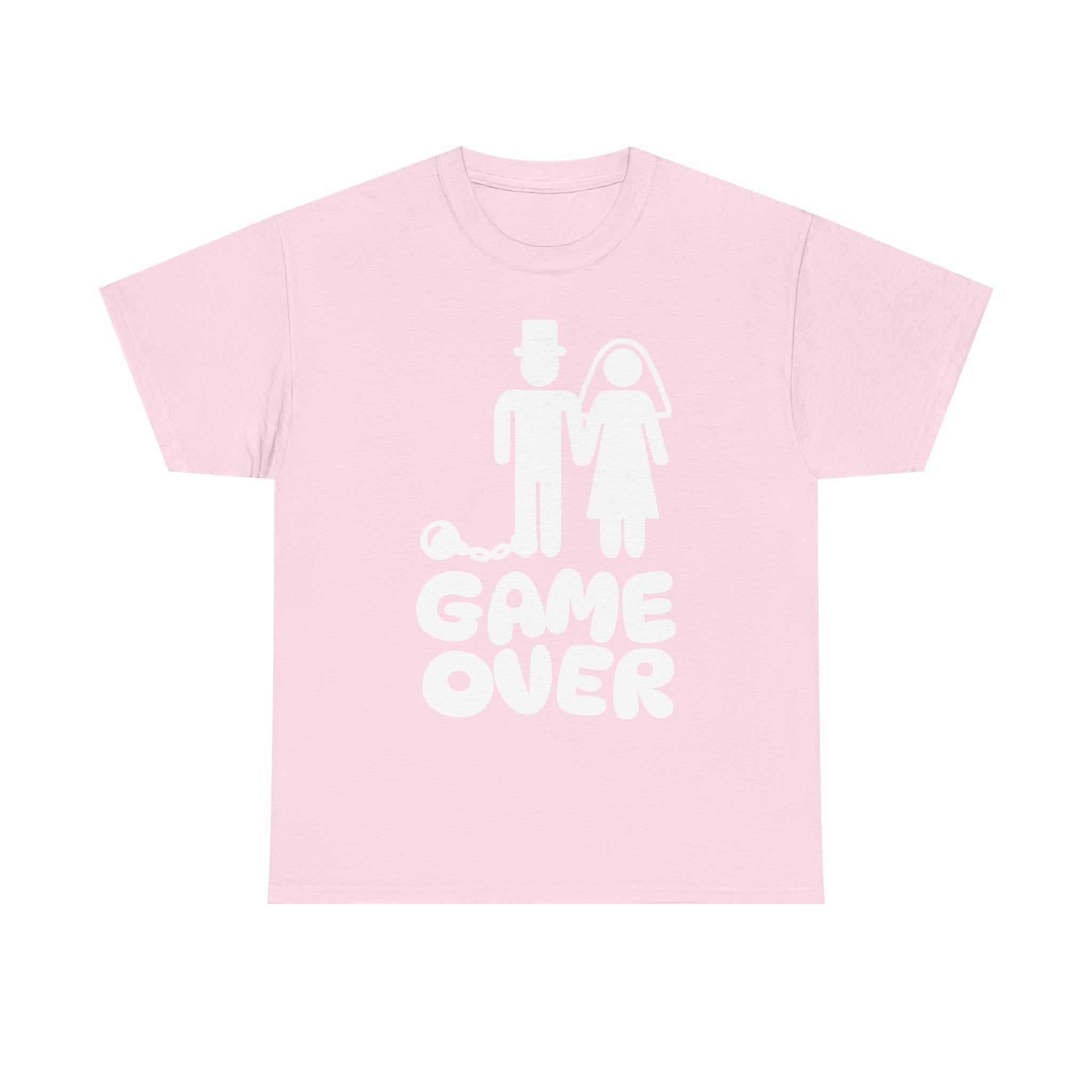 Game Over Bride & Groom T-Shirt — Funny Wedding Bachelorette Tee
