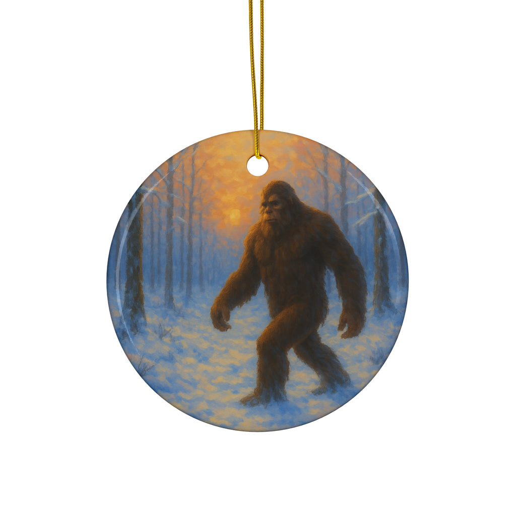 Bigfoot Ceramic Ornament Christmas Gifts