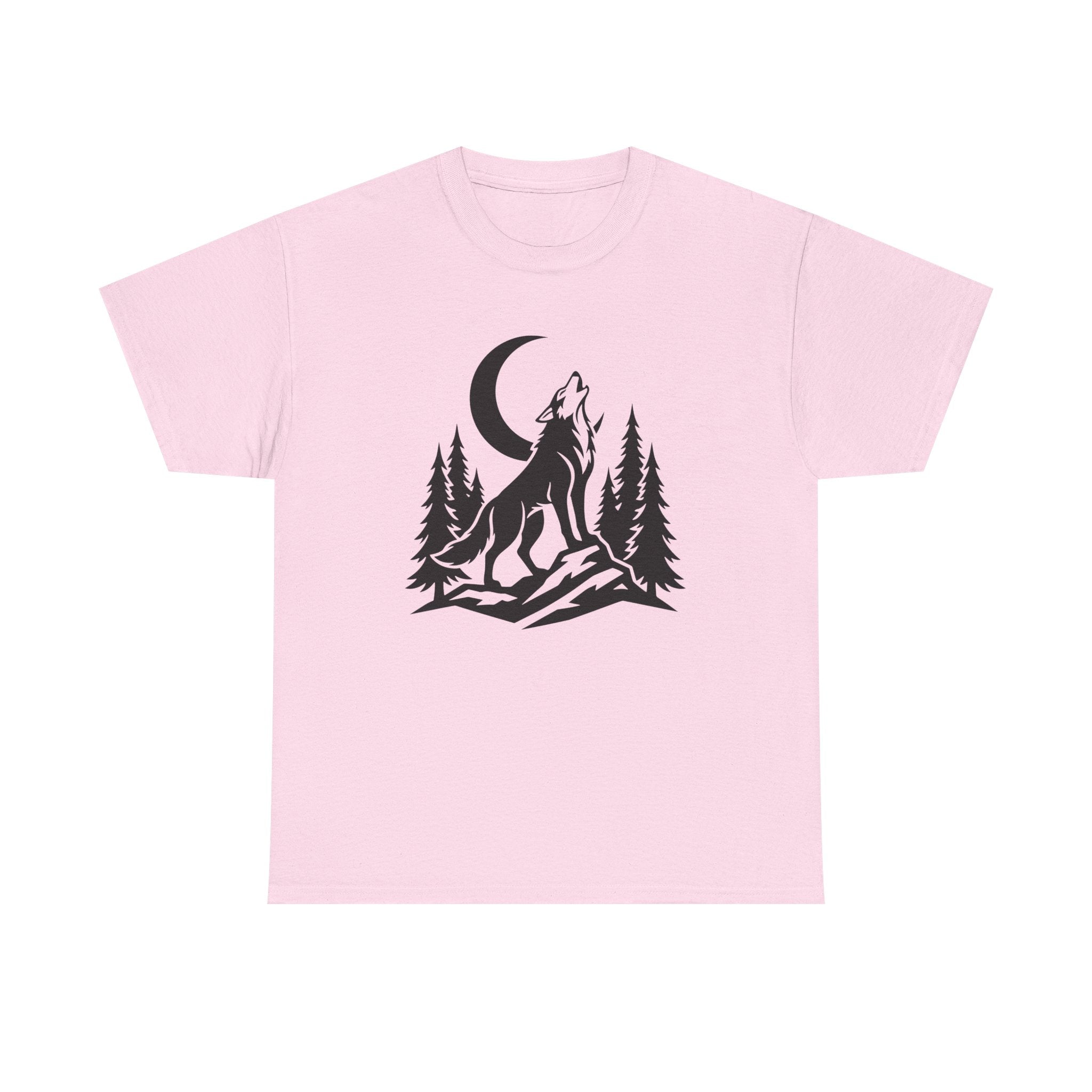Wolf Howl Tee — Moonlit Wilderness Graphic T-Shirt