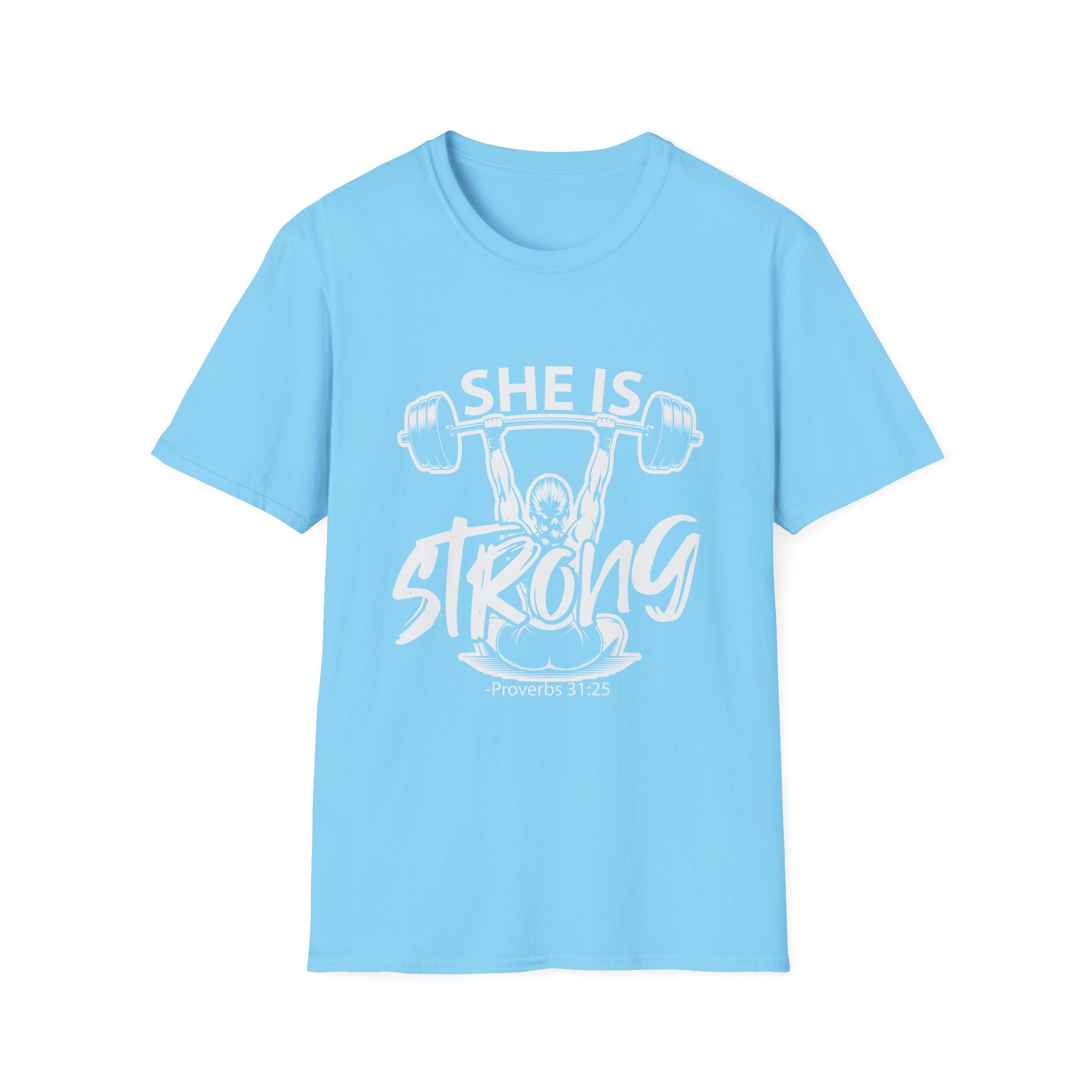 She Is Strong Inspirational T-Shirt — Empowerment Tee for Women
