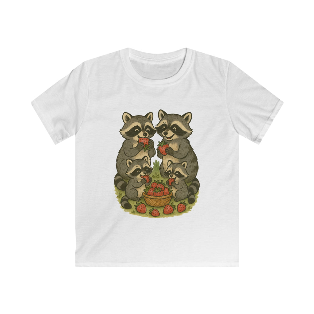 Kids Raccoon Tee, Adorable Raccoon T-Shirt, Cute Animal Tee for Kids, Fun Gift for Toddlers, Nature Lovers' Apparel