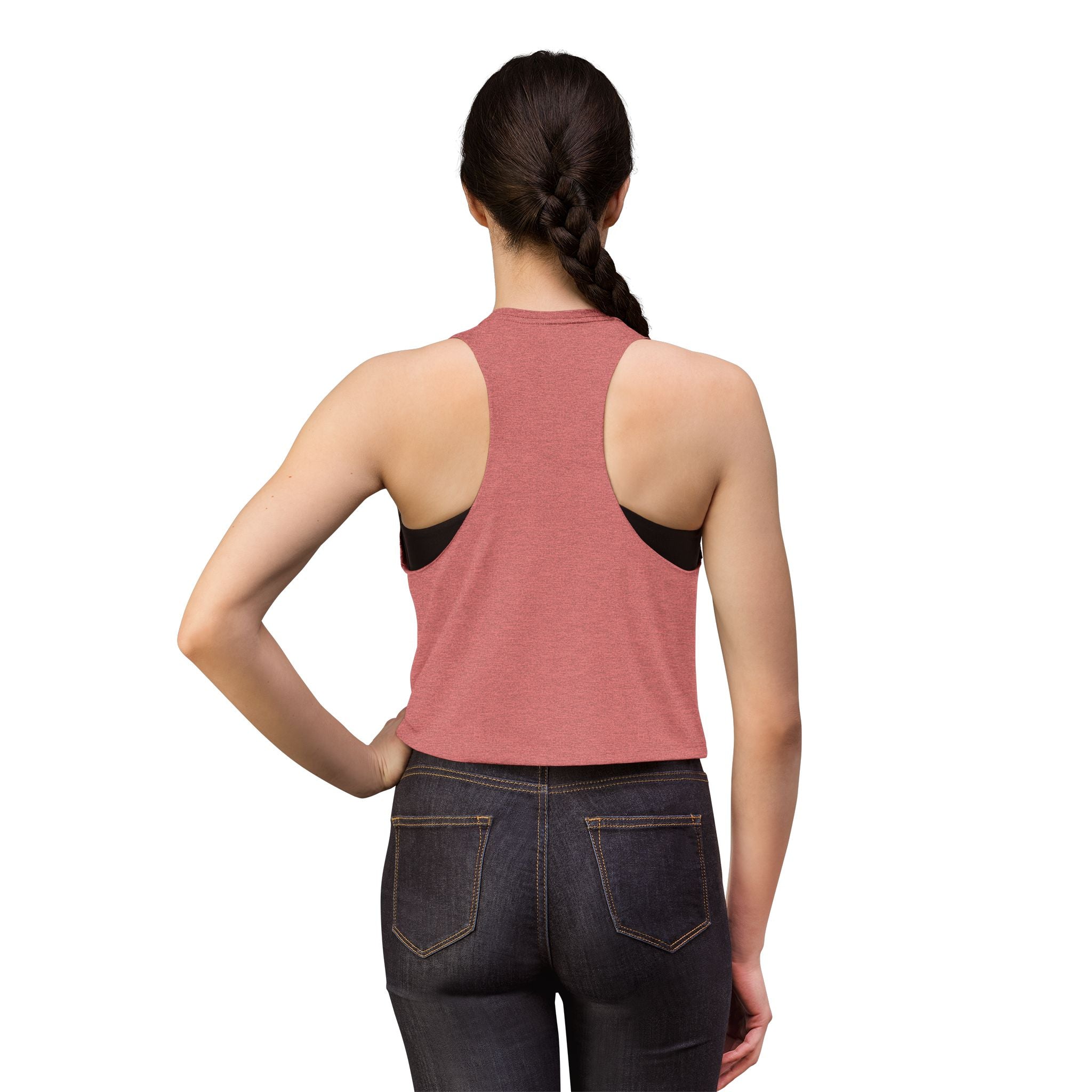 Ocean Child Mermaid Crop Top — Women's Beachy Graphic Tank (Salt & Sea)