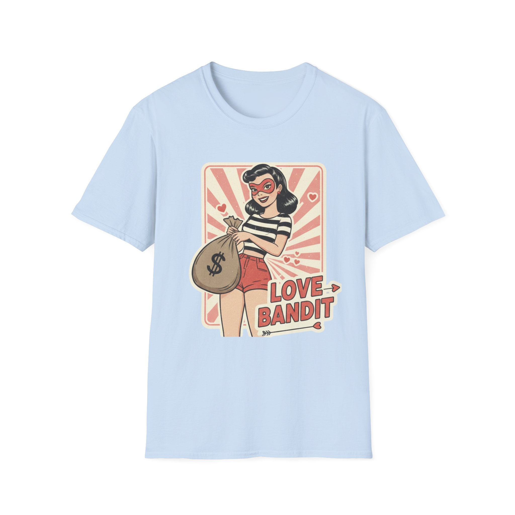 Love Bandit Retro Pinup T-Shirt — Vintage Graphic Tee