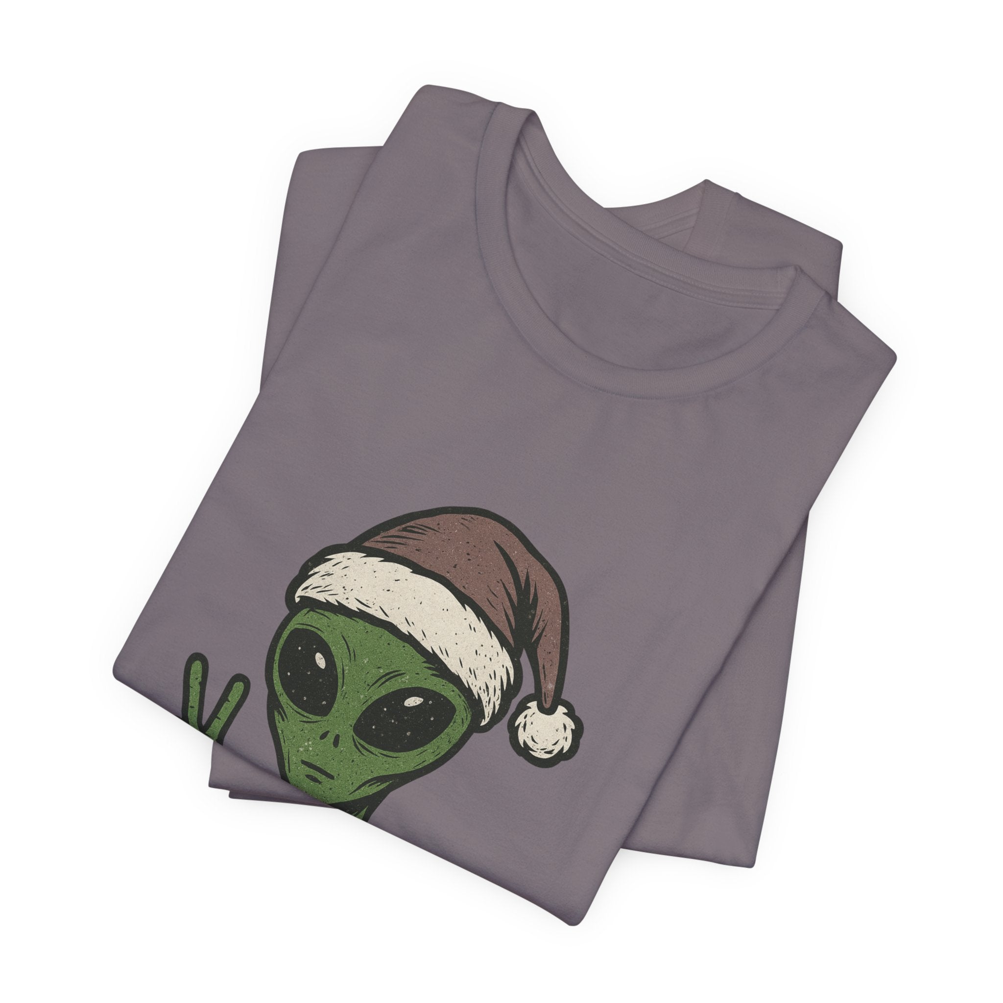 Funny Alien Merry Christmas Unisex Tee
