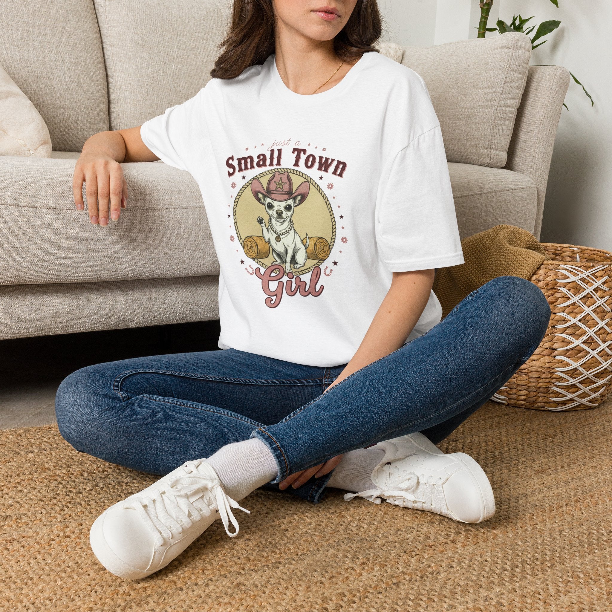 Just a Small Town Girl Graphic Tee Women's Coco