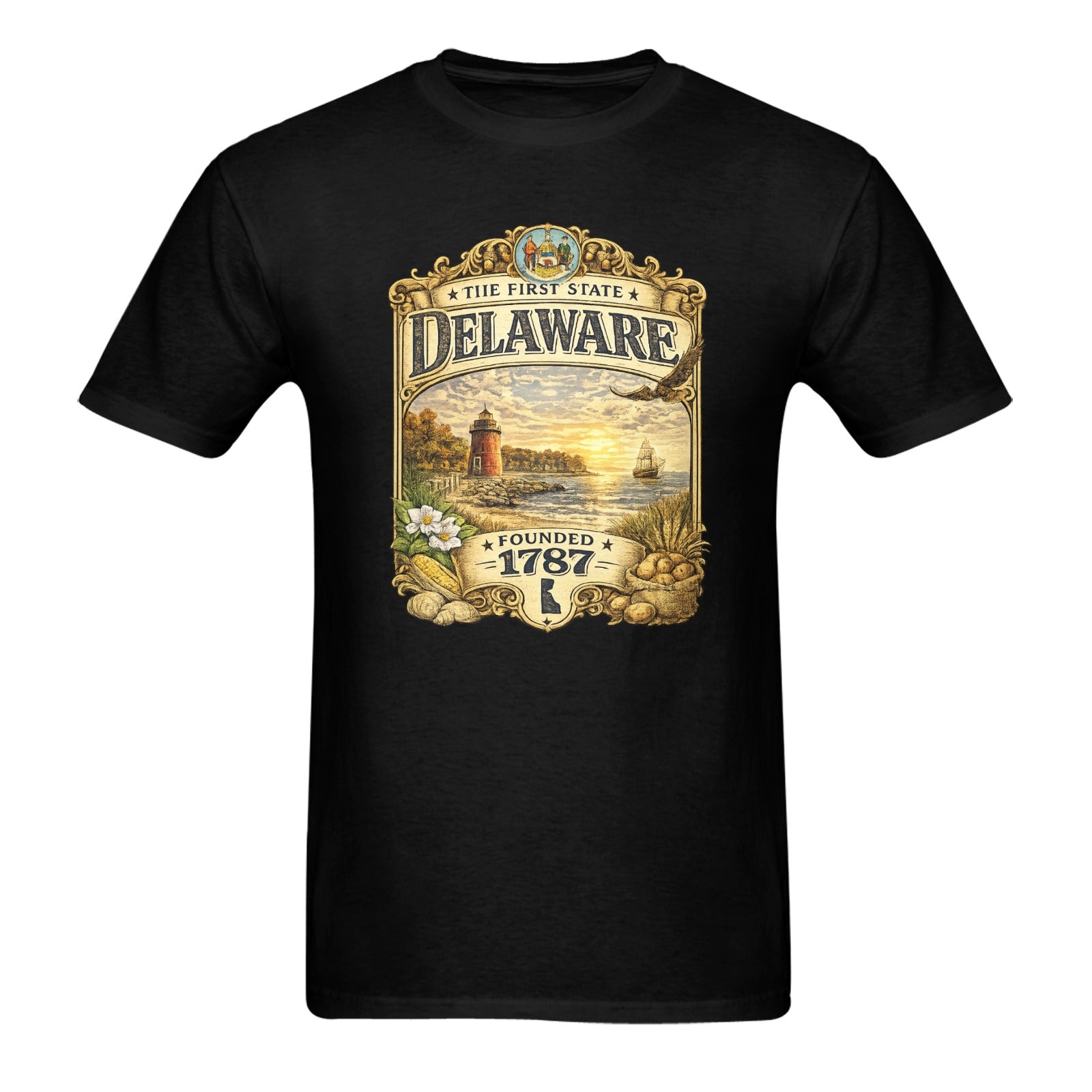 Men's Historical Delaware T-Shirt