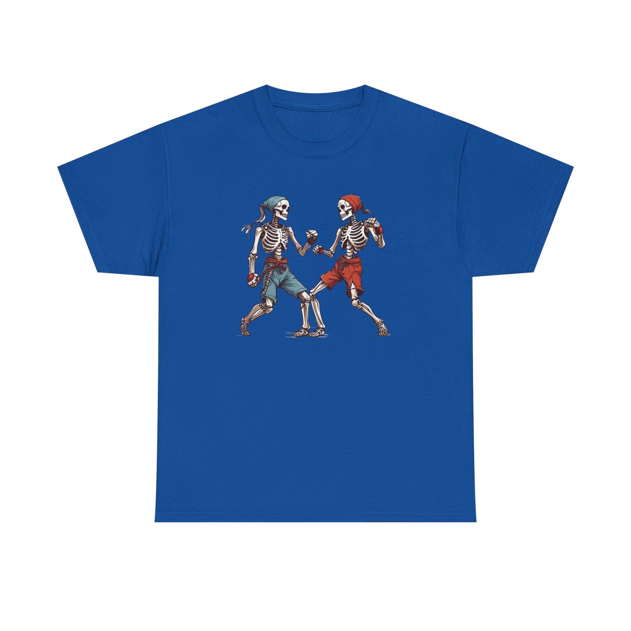 Skeleton Boxers Fight Tee — Vintage Skeleton Boxing T-Shirt