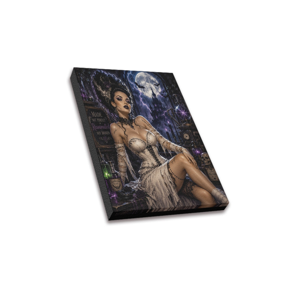 The Reanimated Bride Framed Canvas Print  Made in USA