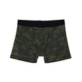 Mens Modern Woodland Camouflage Men's Boxer Shorts — Olive Camo All-Over Print