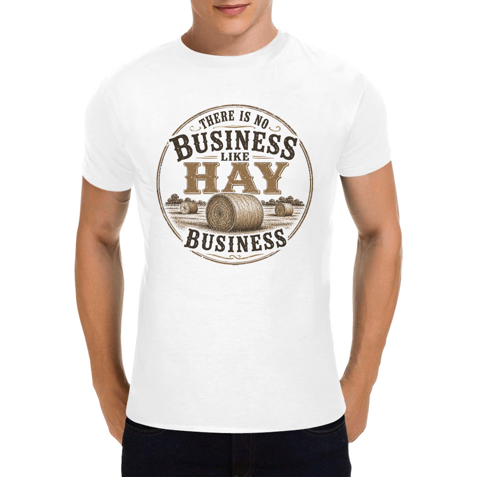 Mens "No Business Like Hay Business" Tee